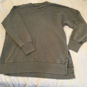 Aerie grayish green sweatshirt